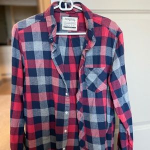 OneDayAway Men's Flannel Shirt- L